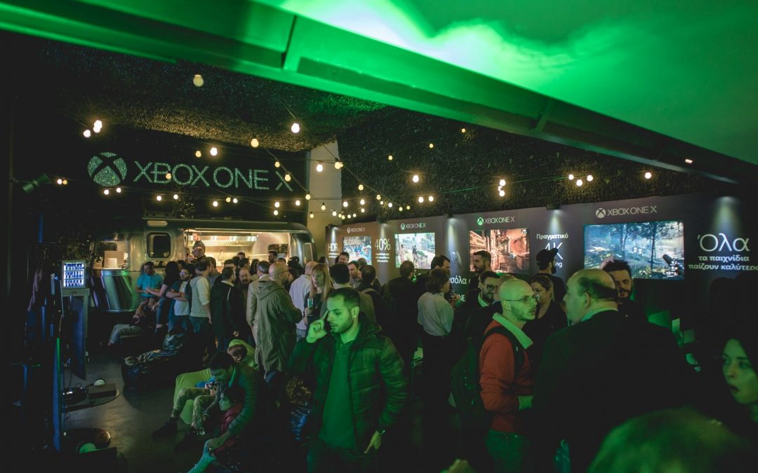Xbox One X Launch Event for Microsoft Hellas at 48 Urban Garden