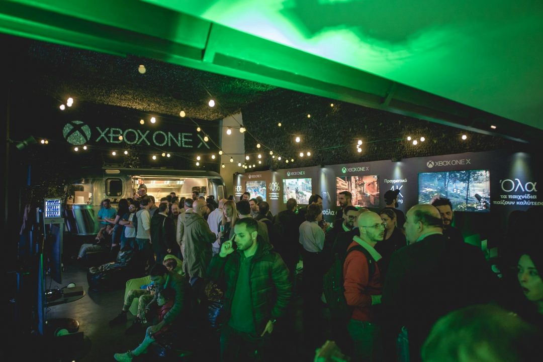 Xbox One X Launch Event for Microsoft Hellas at 48 Urban Garden